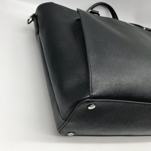 Tumi Black Leather Sinclair Camila Tote Bag - Picture 7 of 10